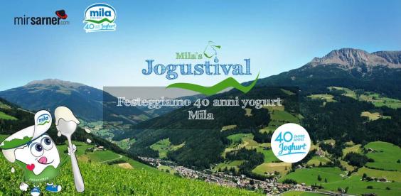 Jogustival nel cuore dell'Alto Adige con Yogurt Mila: a pochi passi da Bolzano