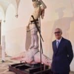 a venezia la statua del Todaro restaurata