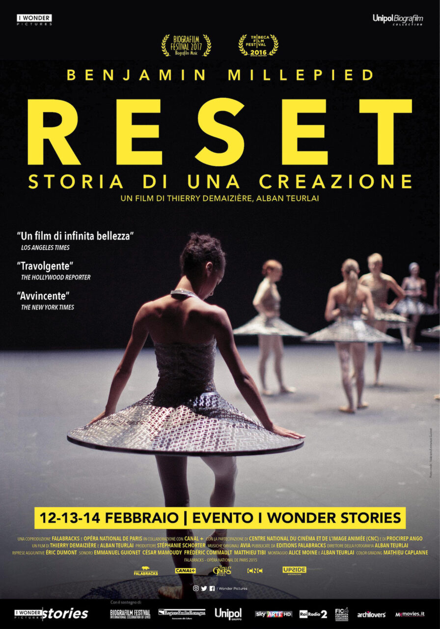Sarà al cinema solo dal 12 al 14 febbraio il documentario Reset-Storia di una creazione