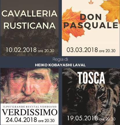 L'opera Tosca di Puccini al Teatro San Babila il 19 maggio 2018