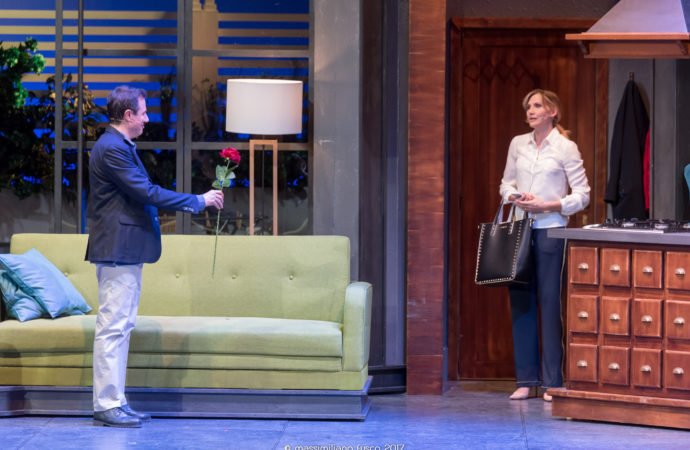 Lorella Cuccarini e Giampiero Ingrassia in Non mi hai più detto ti amo al Teatro Manzoni