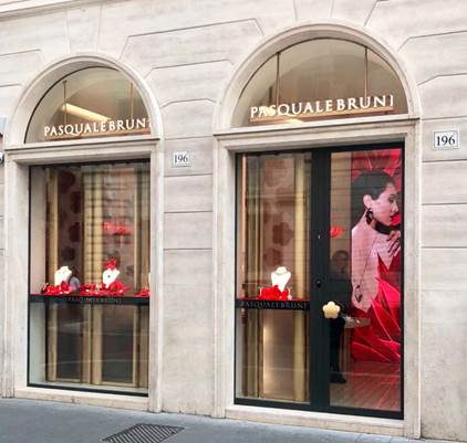 Pasquale Bruni, nuova boutique nel cuore di Roma
