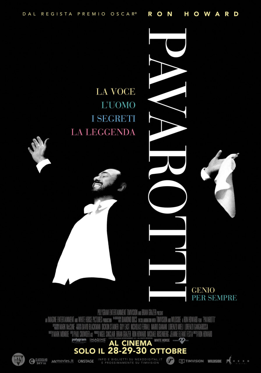 Pavarotti, film sul famoso tenore, sarà al cinema il 28, 29 e 30 ottobre