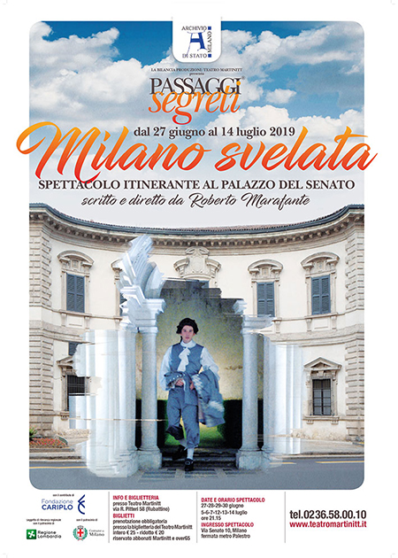 Milano Svelata, emozionante spettacolo itinerante al Palazzo del Senato
