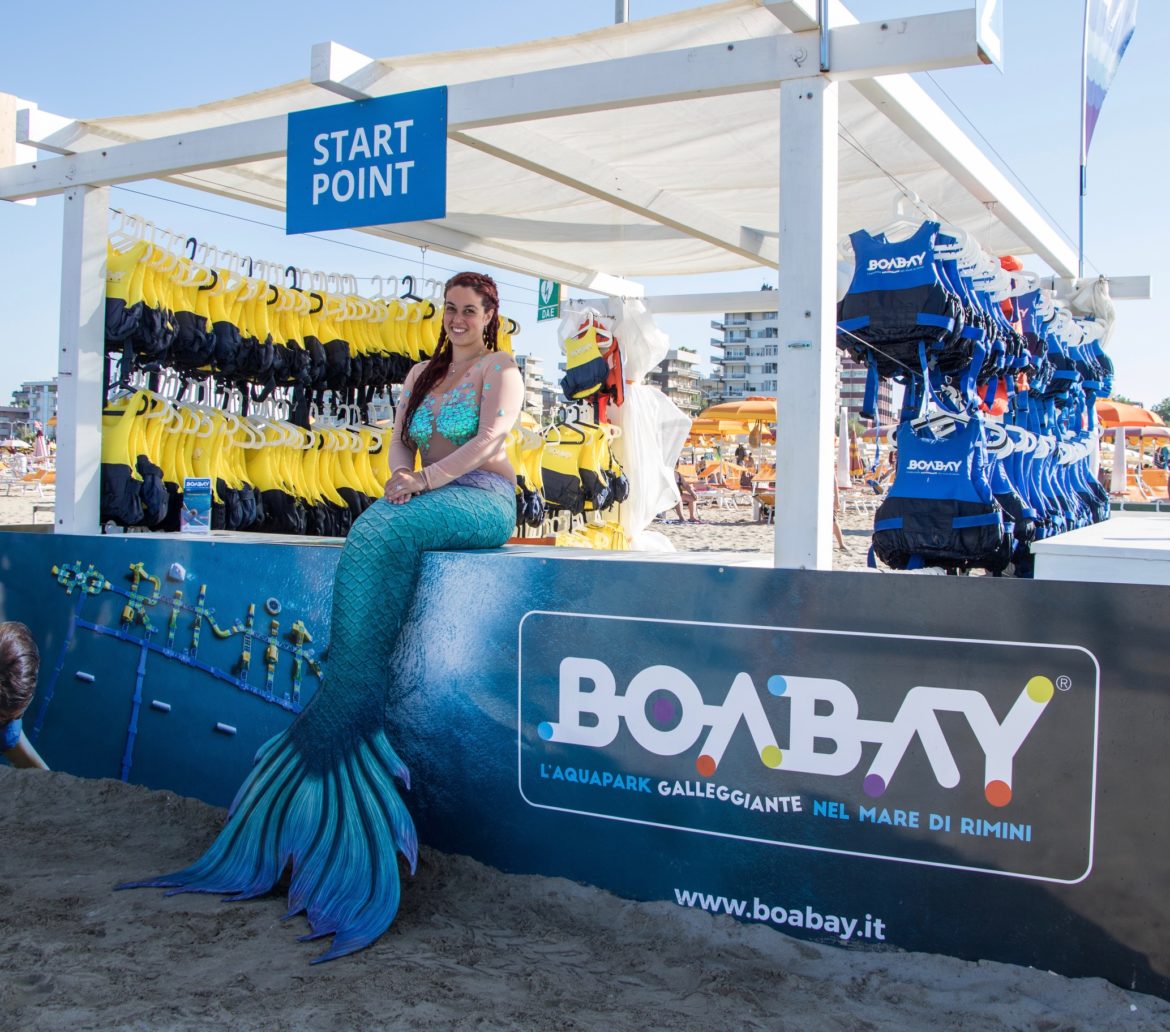 BoaBay, l’aquapark galleggiante nel mare di Rimini, ha trovato la sua Mermaid
