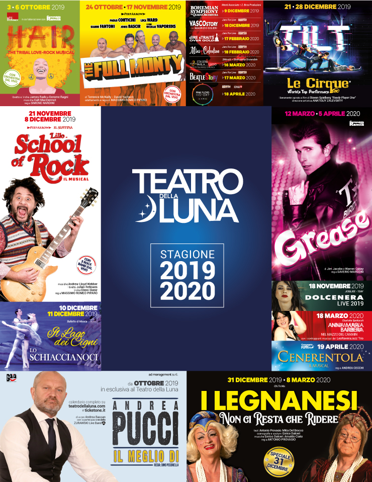 Teatro della Luna: ecco l'avvincente stagione 2019/2020