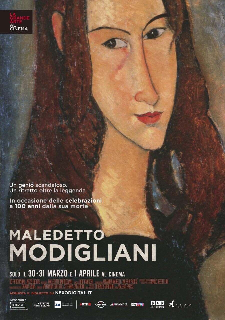 Al cinema solo il 30 e 31 marzo e l’1 aprile il docu-film Maledetto Modigliani