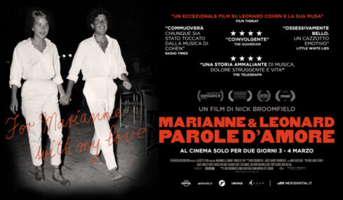 Marianne & Leonard, film evento sulla storia d'amore tra Leonard Cohen e Marianne Ihlen