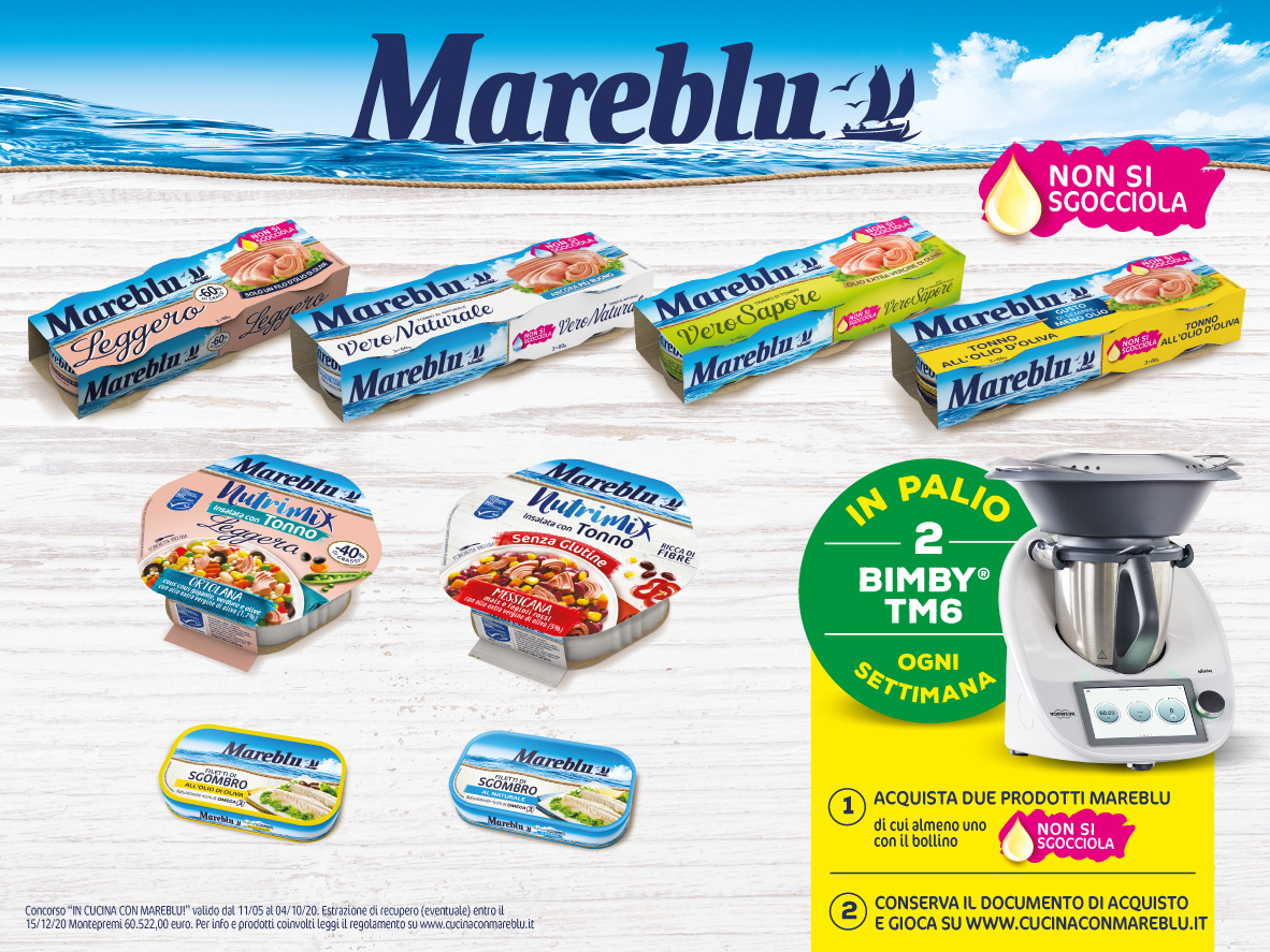 Mareblu: al via il nuovo concorso In cucina con Mareblu!