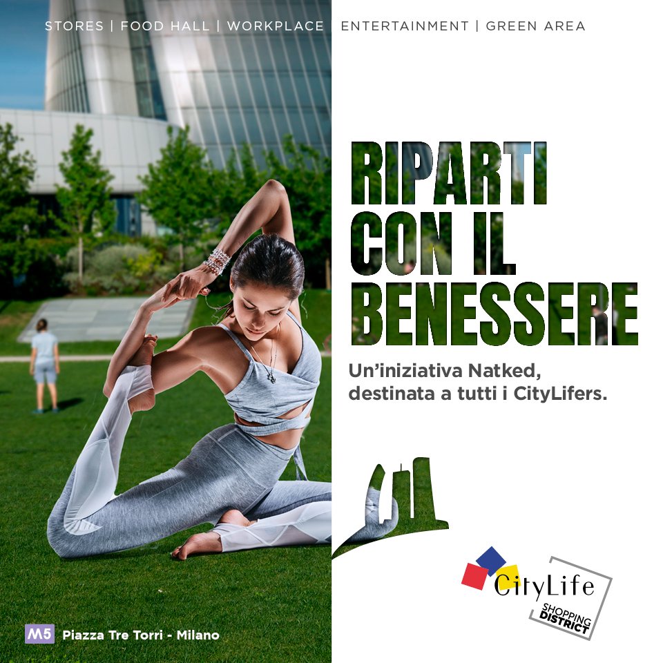 CityLife Shopping District: in forma con gli allenamenti NATKED