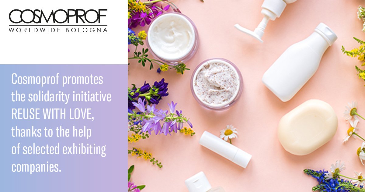 Cosmoprof si unisce a Reuse With Love per una nuova iniziativa di beneficenza