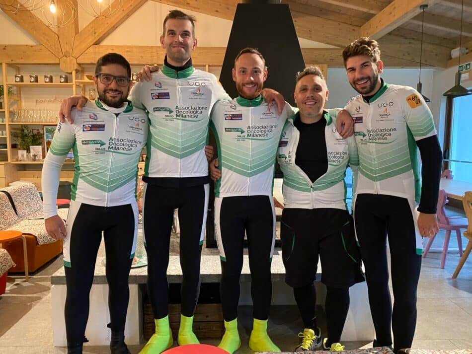 SOLIDARIETA' A MILANO,,In bici per aiutare ,l'Associazione Oncologica Milanese