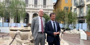 Rigoni di Asiago: terminato il restauro della fontana Contarini a Bergamo