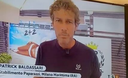 I Tg nazionali al Paparazzi Milano Marittima per raccontare la “rinascita” della spiaggia