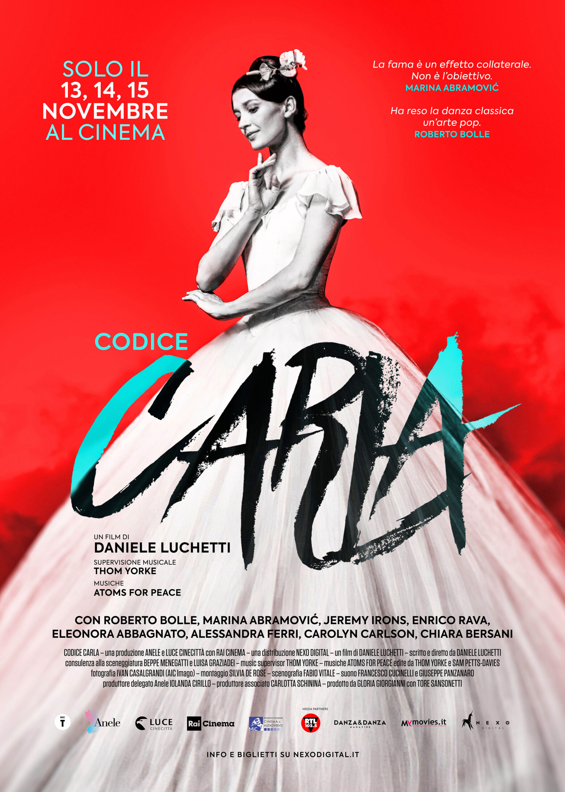 Codice Carla, il film documentario di Daniele Luchetti su Carla Fracci