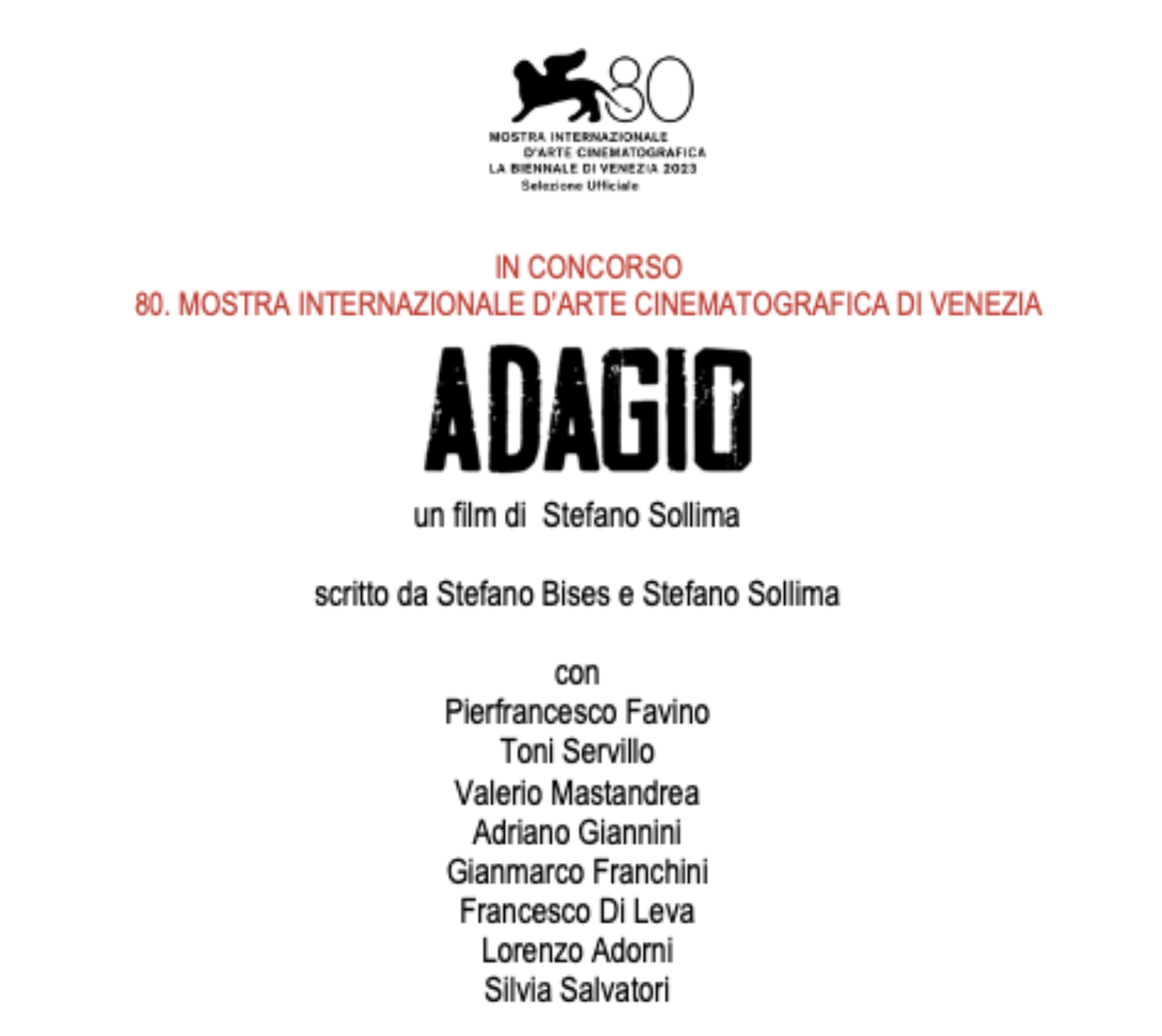 Adagio, il nuovo thriller di Sollima