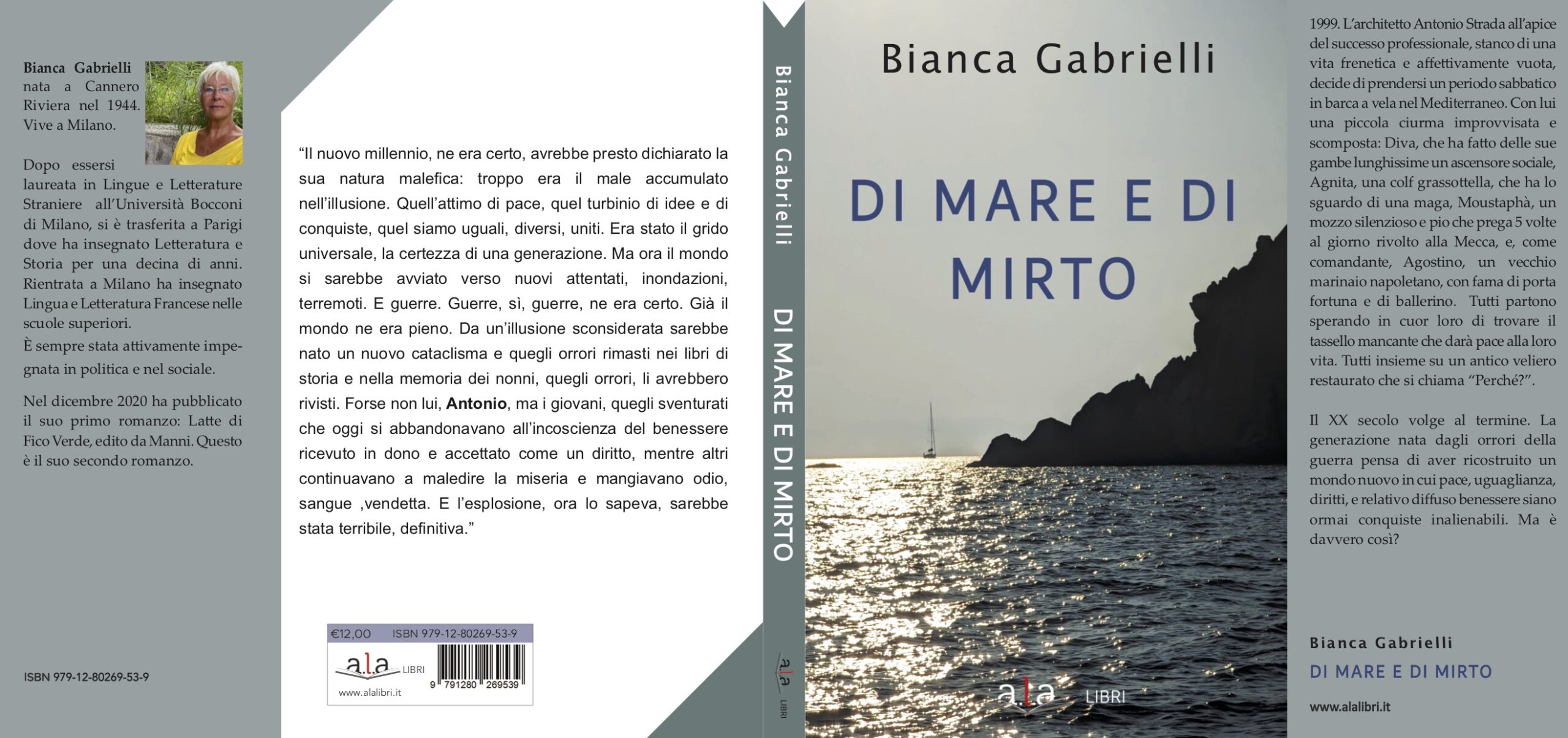Libro Di mare e di mirto, presentazione con la presenza dell'autrice Bianca Gabrielli