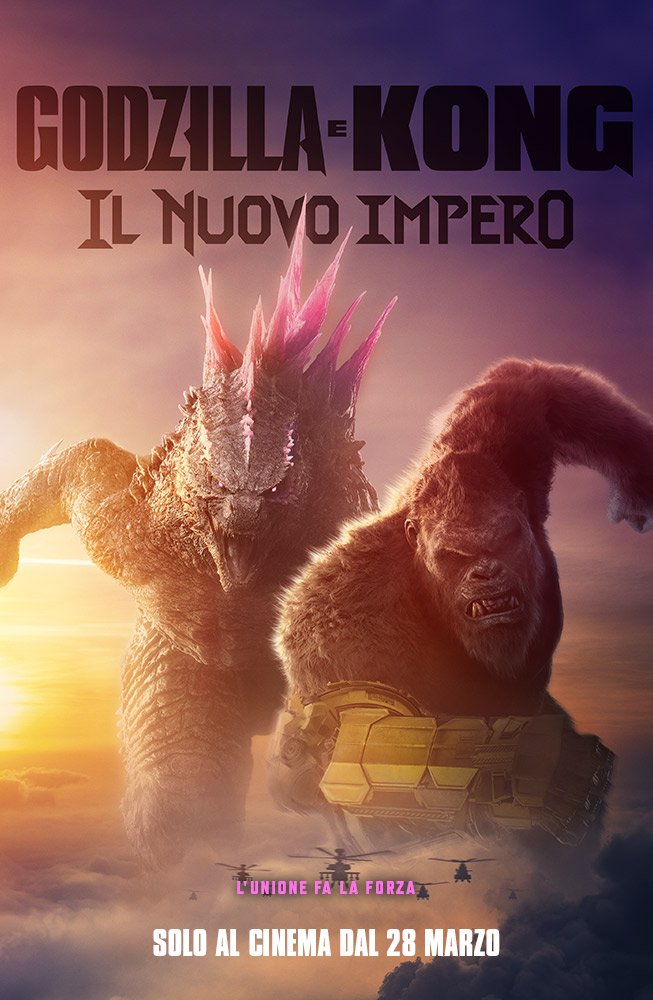 Godzilla e Kong - Il nuovo Impero nelle sale cinematografiche dal 28 marzo