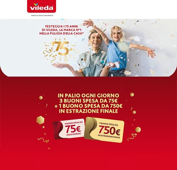 VILEDA festeggia 75 anni premiando i suoi consumatori