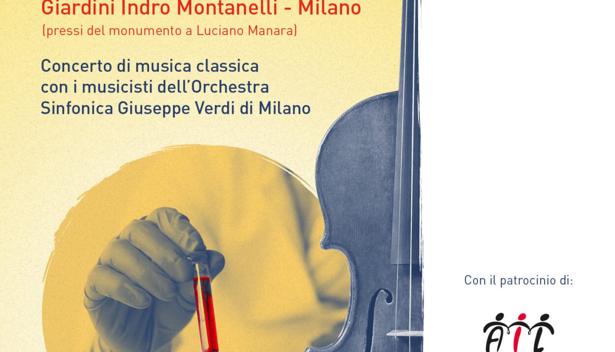 Tumori del sangue: concerto ai Giardini Indro Montanelli in nome della ricerca