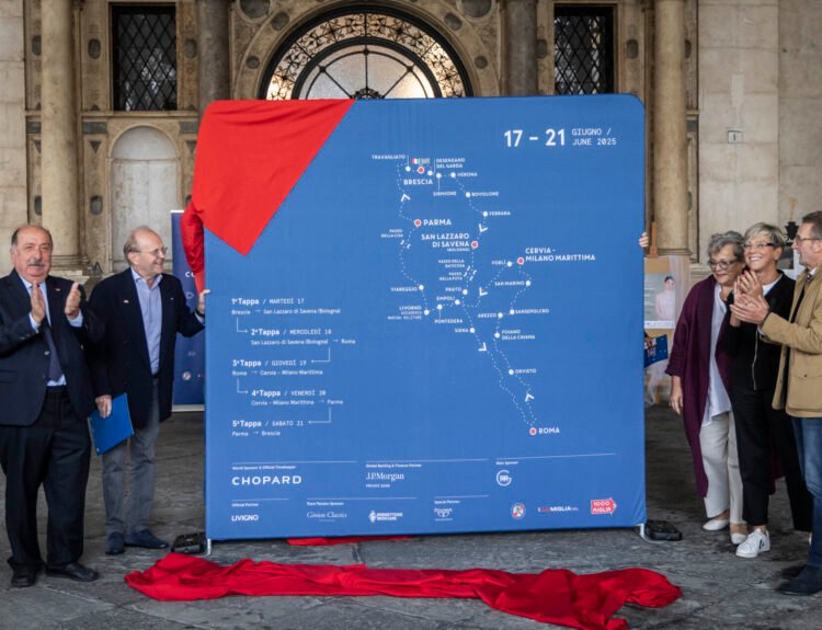 1000 miglia 2025: svelate date e percorso della nuova edizione