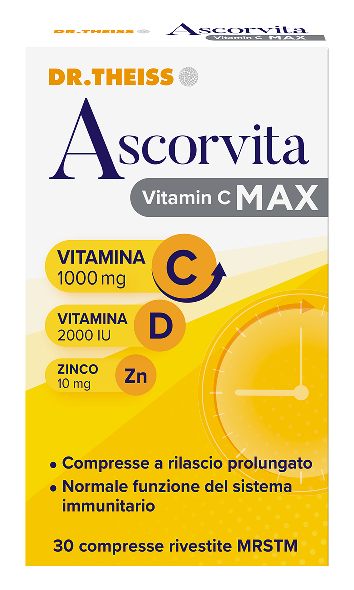 Ascorvita Vitamin C MAX, l'integratore alimentare per rafforzare il sistema immunitario