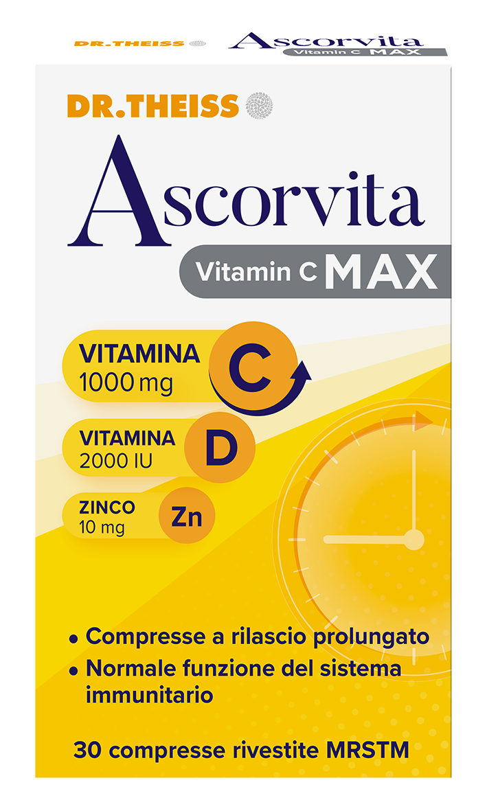 Ascorvita Vitamin C MAX, l'integratore alimentare per rafforzare il sistema immunitario
