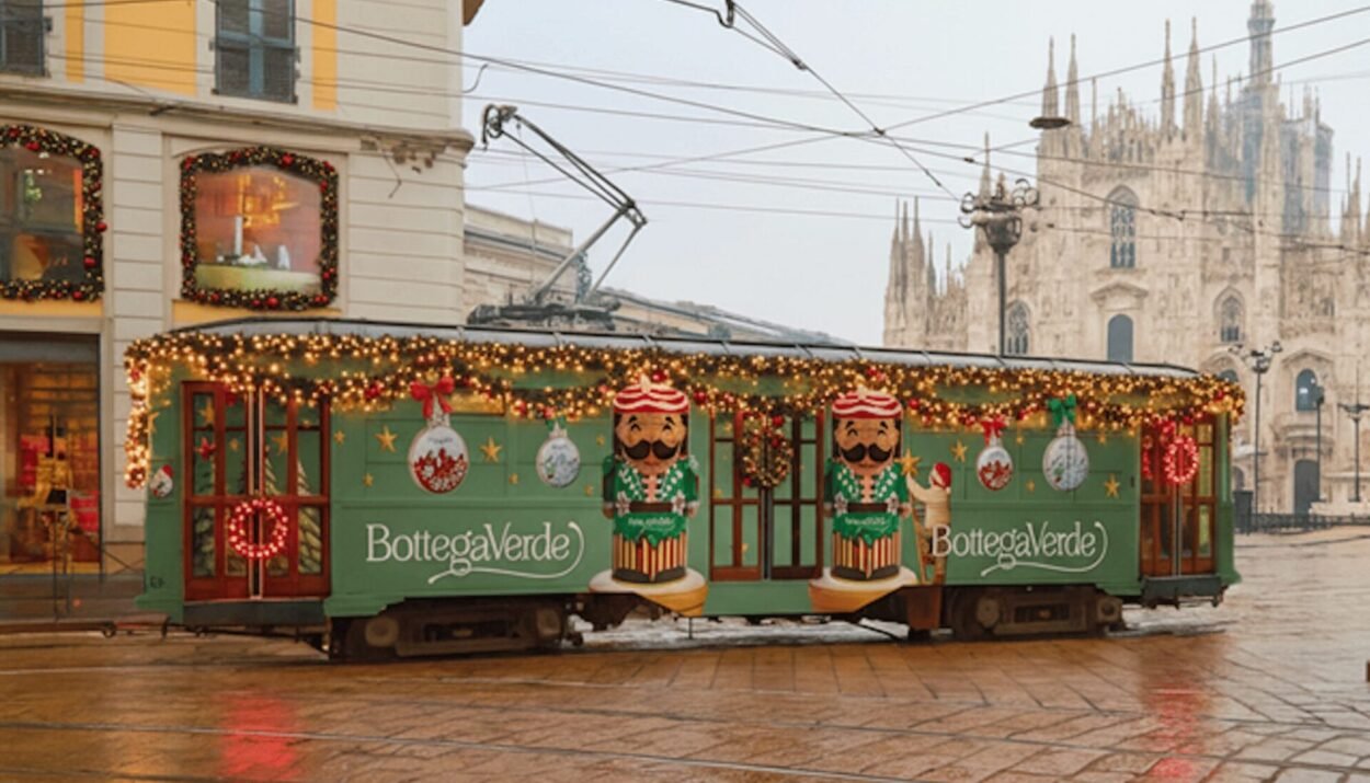 Bottega Verde Tram di Natale, per vivere la magia delle feste a Milano