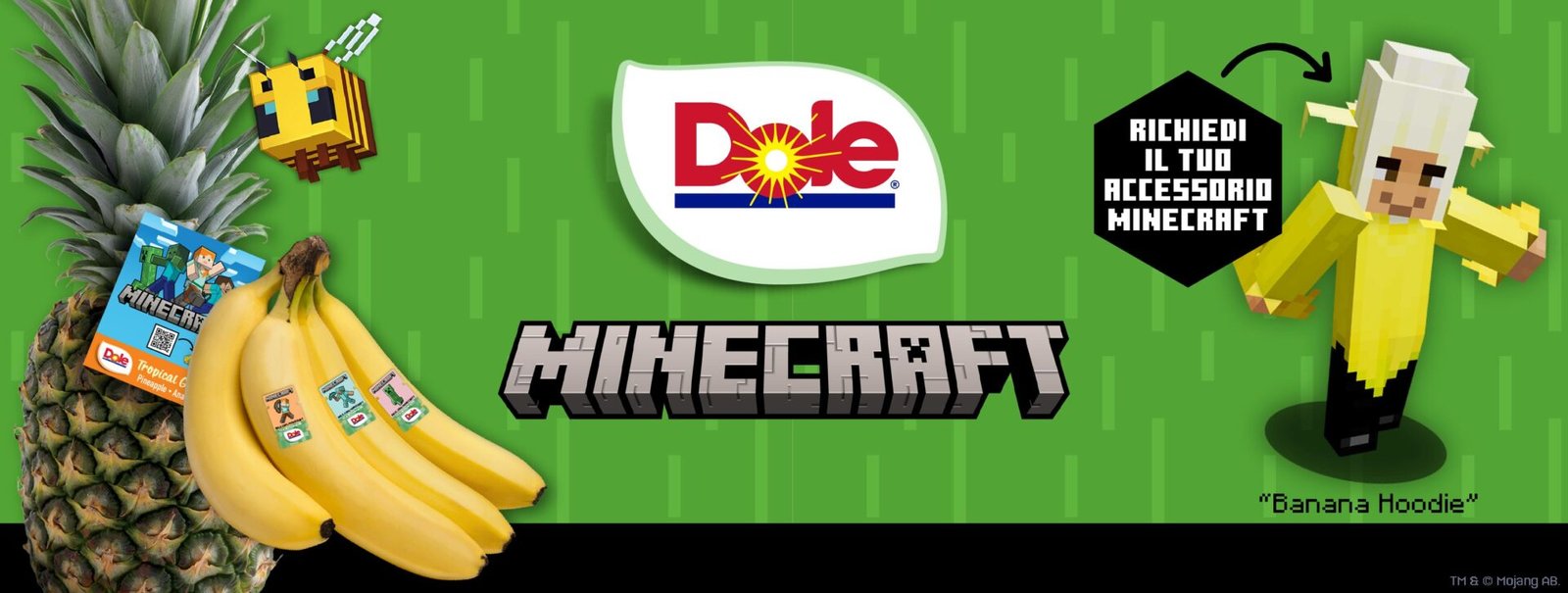 Dole Food Company con Minecraft in una nuova campagna marketing