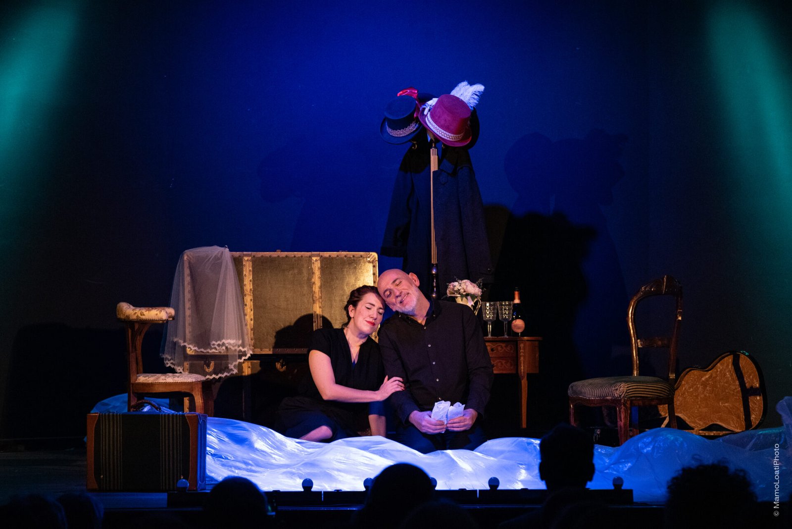 Teatro Martinitt: Sergio Sgrilli e Corinna Grandi in una foto di scena