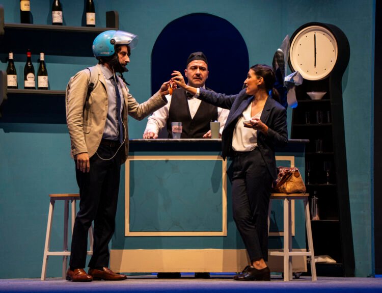 scena dallo spettacolo l'amore ci vede doppio