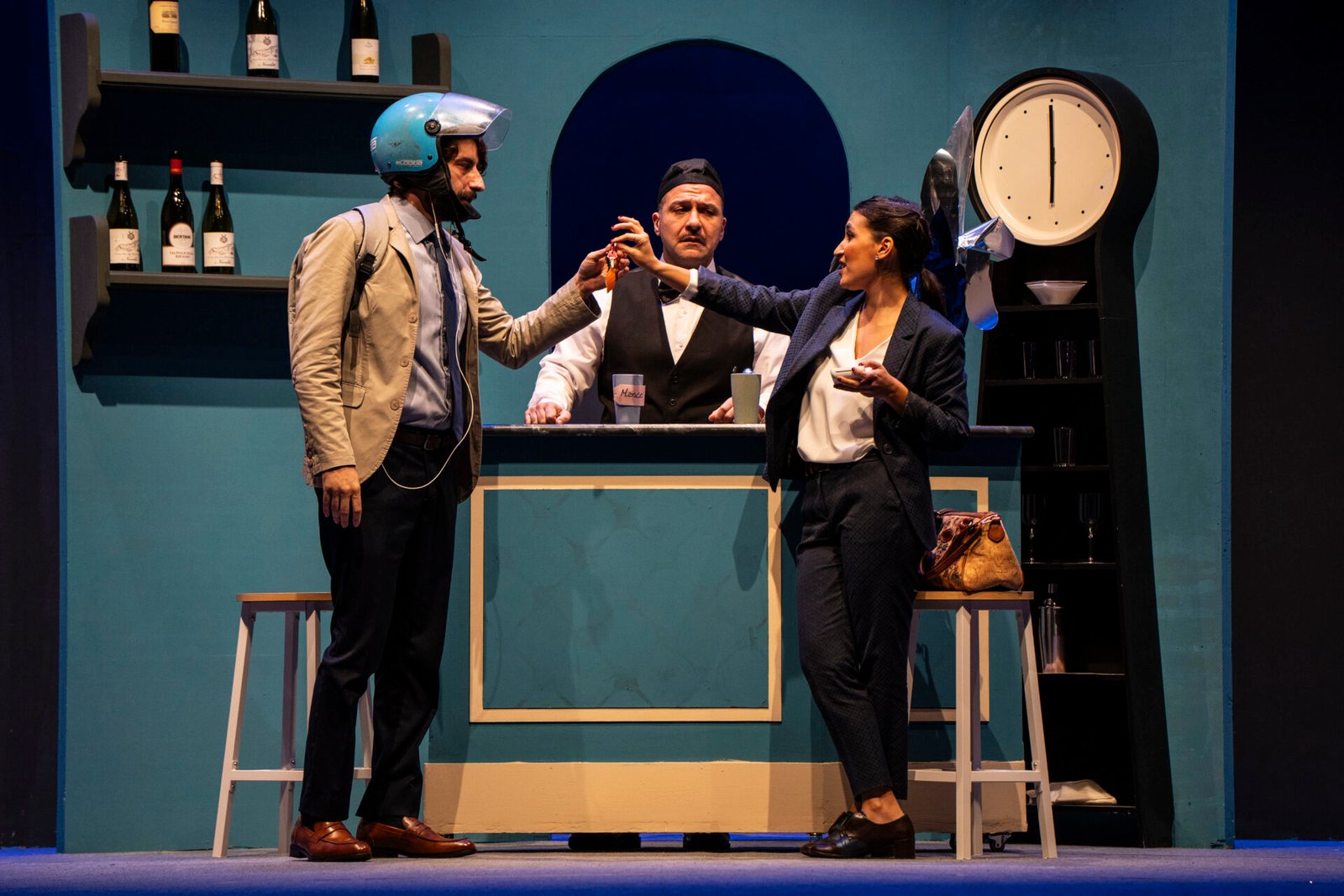 scena dallo spettacolo l'amore ci vede doppio