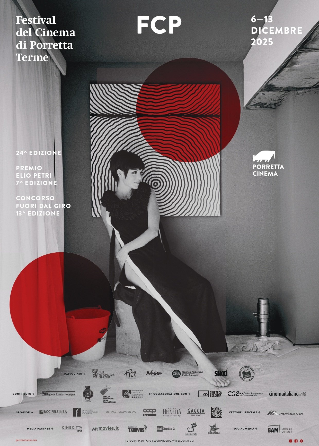 Manifesto del Festival del Cinema di Porretta Terme 2025