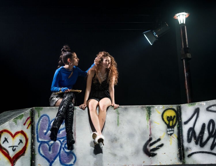 I ragazzi della strada, una scena dello spettacolo