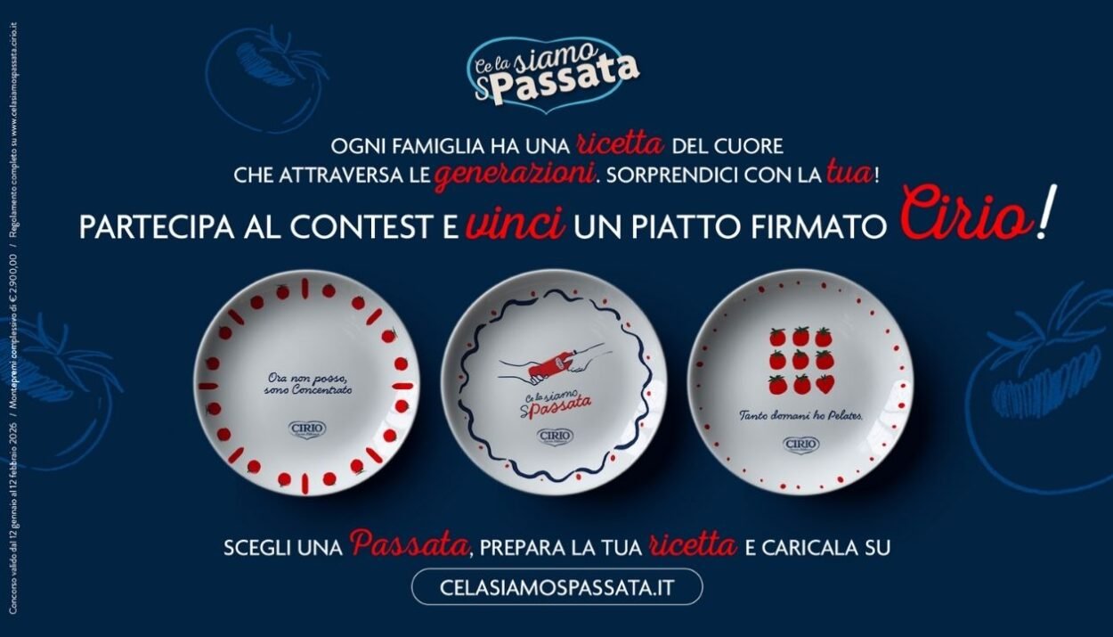 Cirio celebra le ricette di famiglia con le sue passate 100% italiane. Tradizione, gusto e creatività in un progetto unico e coinvolgente. Lenews.info
