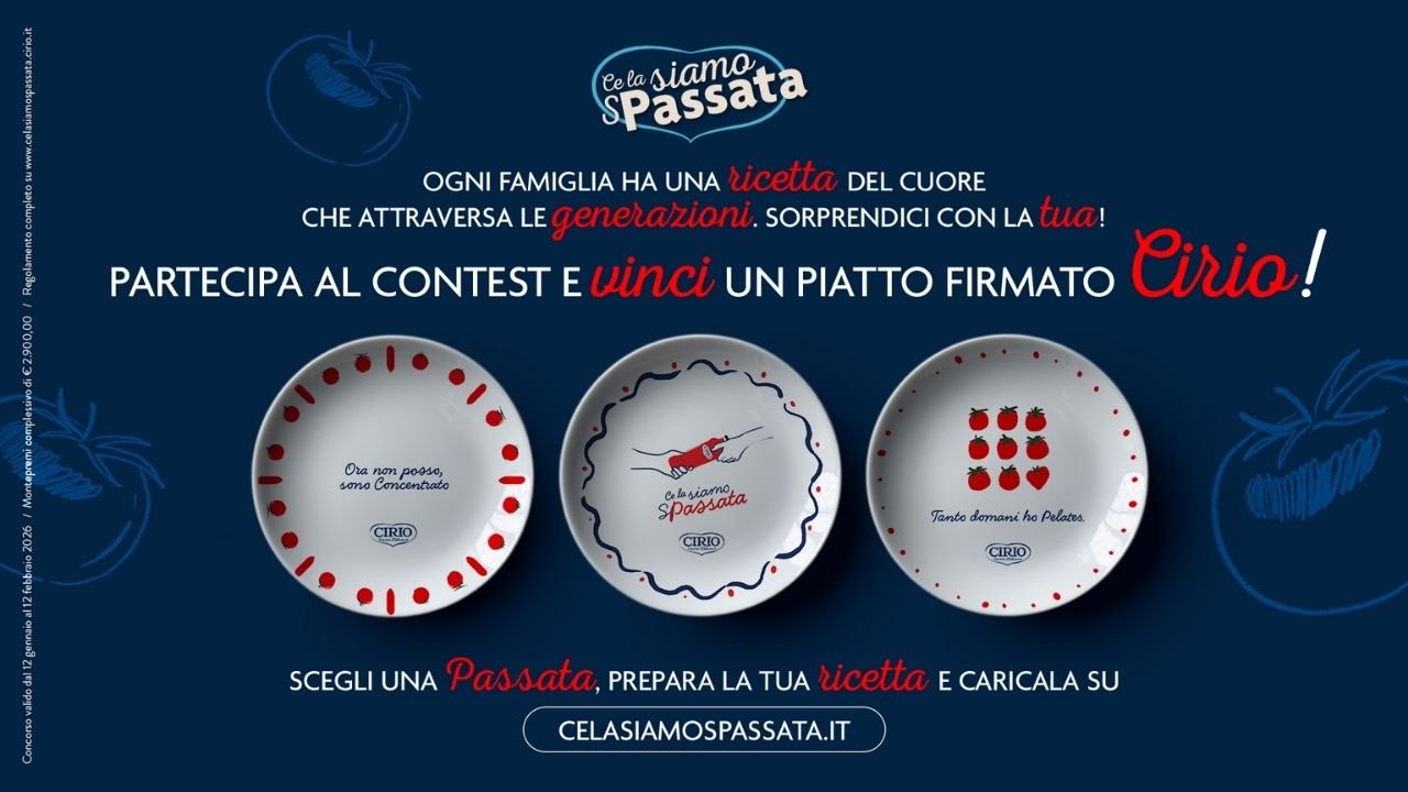 Cirio celebra le ricette di famiglia con le sue passate 100% italiane. Tradizione, gusto e creatività in un progetto unico e coinvolgente. Lenews.info