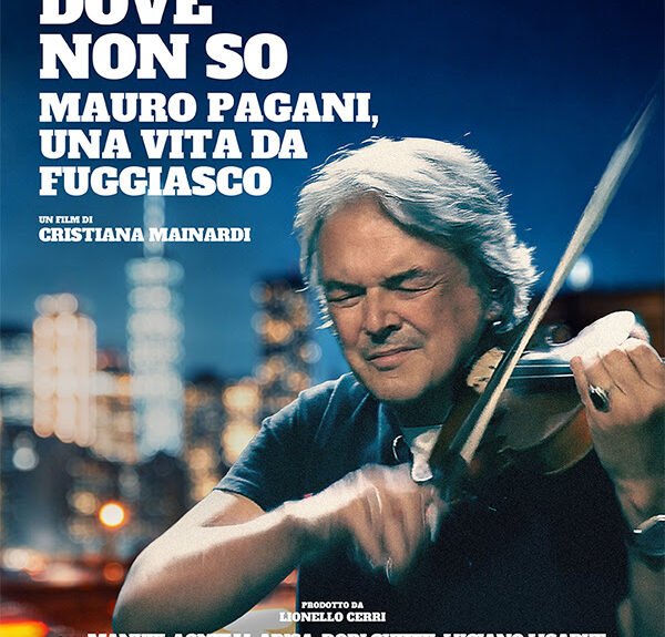 locandina di Andando dove non so - Mauro Pagani una vita da fuggiasco 