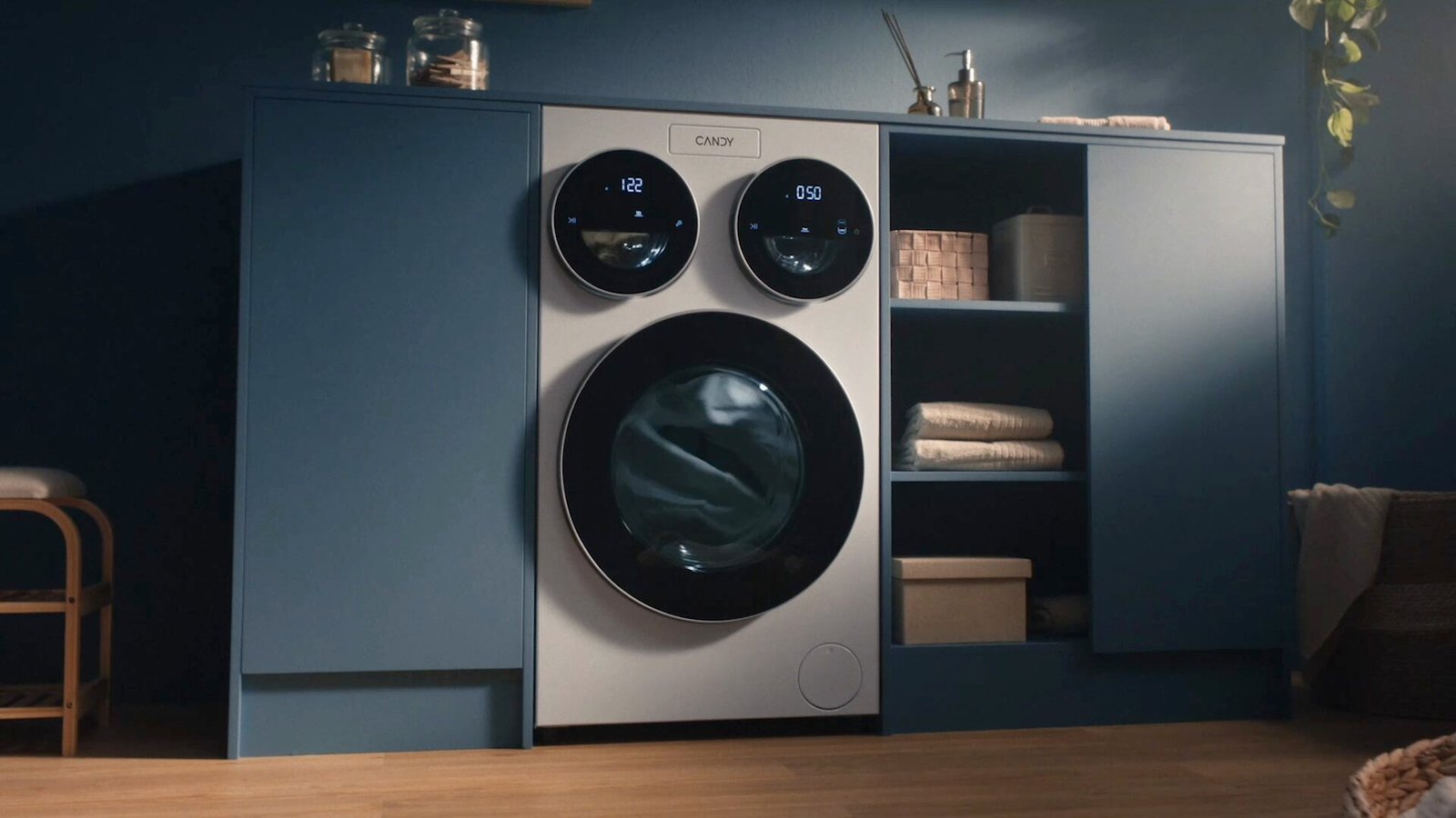 MULTIWASH Candy , la lavatrice a tre cestelli