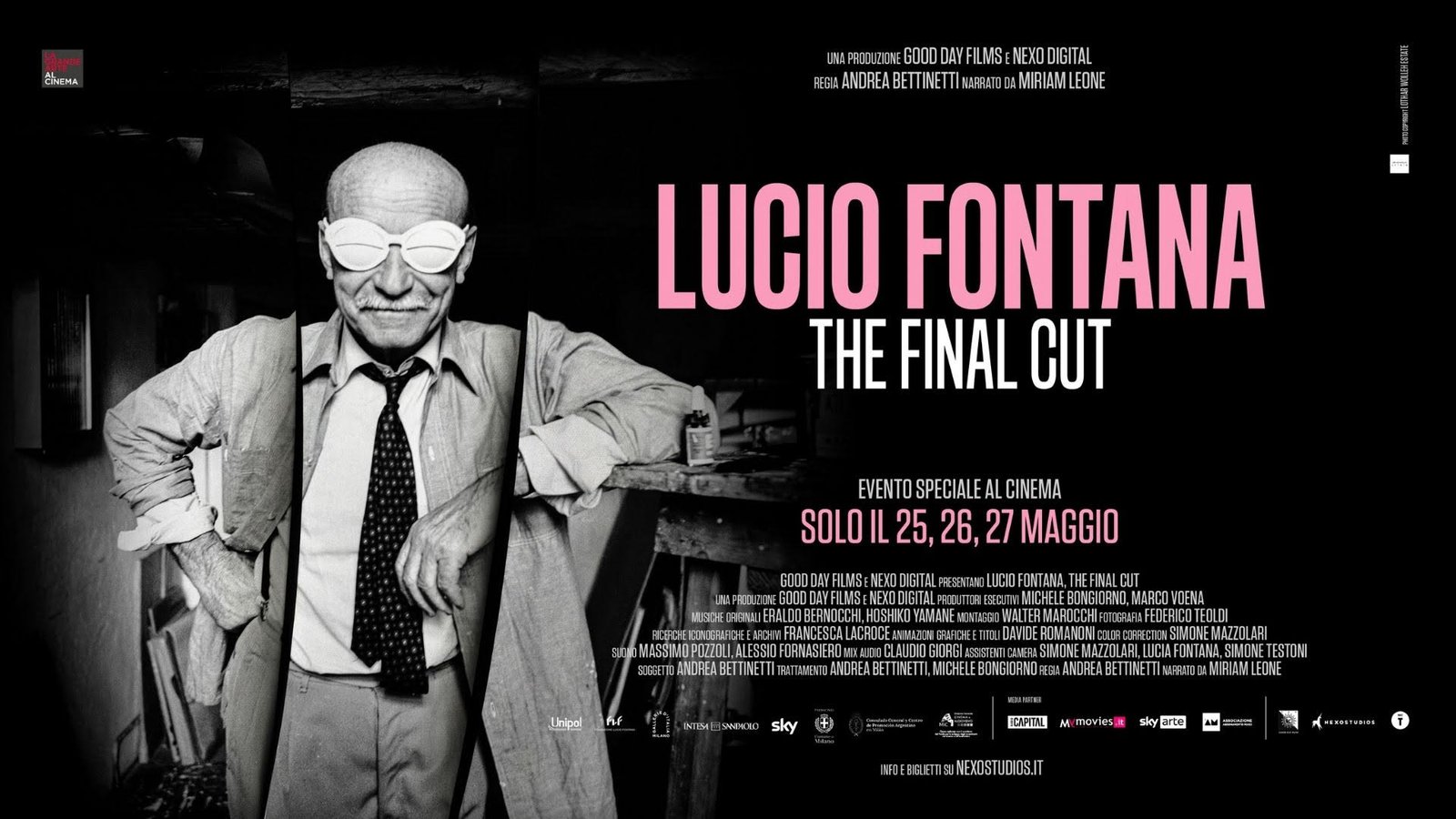 LUCIO FONTANA-THE FINAL CUT al cinema il 25, 26 e 27 maggio