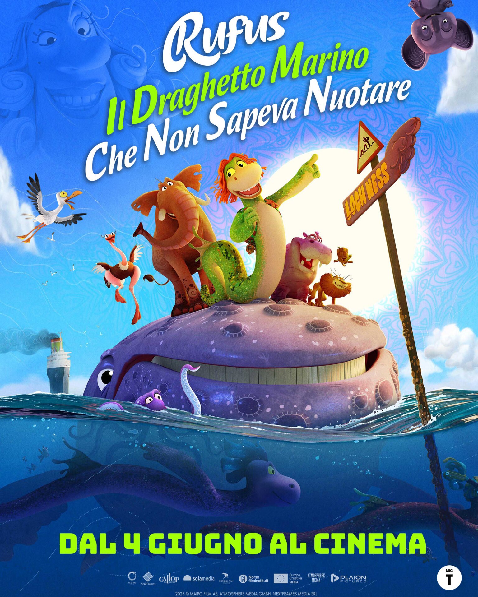 Rufus, il draghetto marino che non sapeva nuotare, film d'animazione, sarà al cinema dal 4 giugno