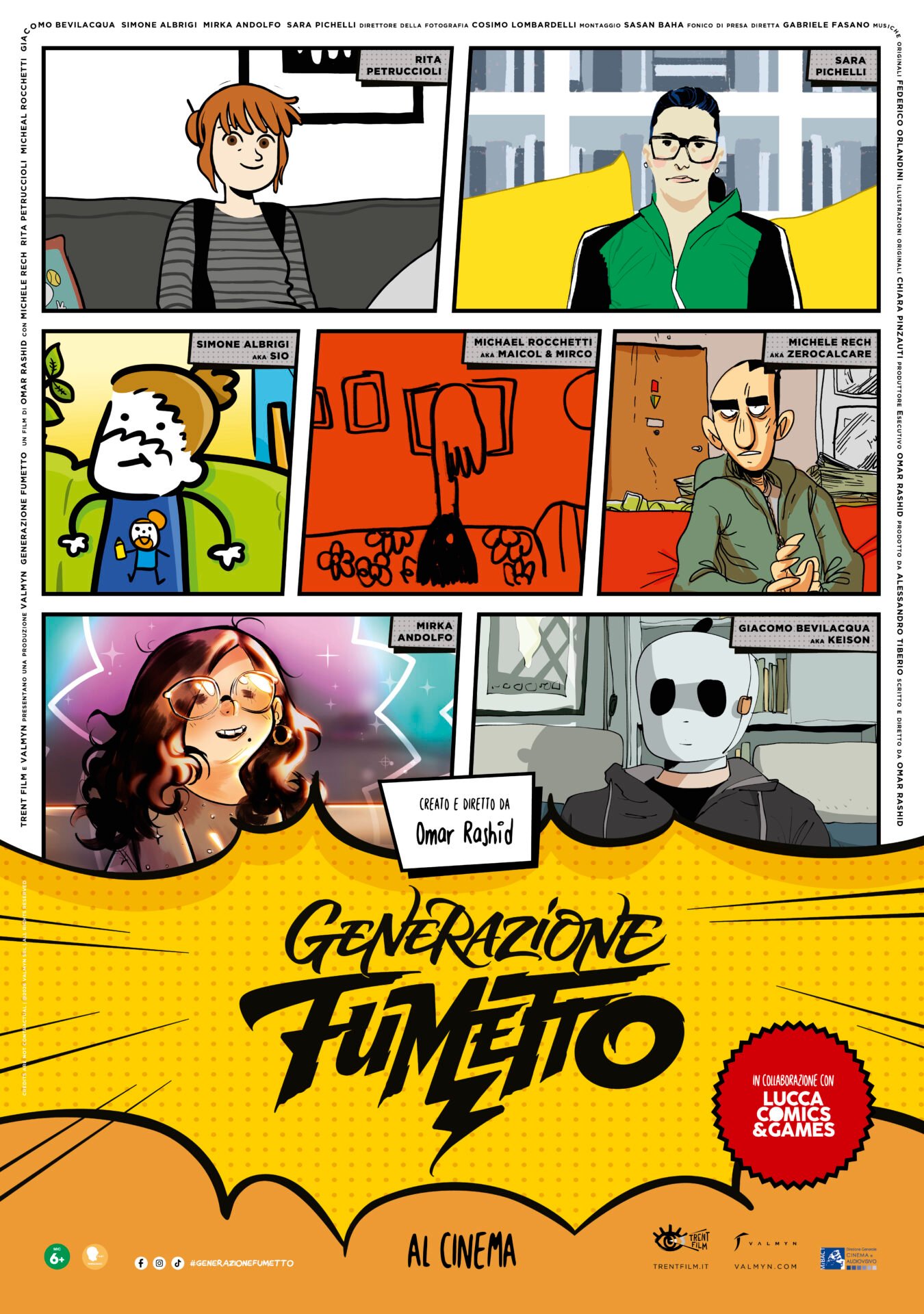 GENERAZIONE FUMETTO al cinema 11,12 e 13 maggio